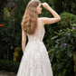 Ball Gown Wedding Dress with 3D Floral Lace / "Karina"