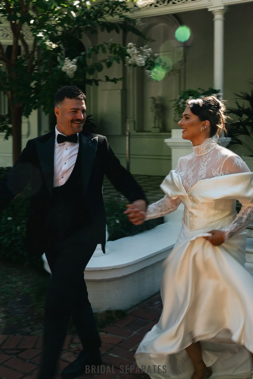 French Chantilly Lace Bridal Topper / "EMMER"