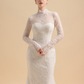 Chantilly Lace Bridal Overlay / "Fanny"