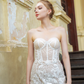 Mermaid Lace Wedding Dress with Corset / "Emaline"