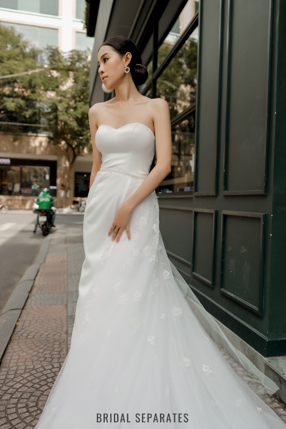 Lace Detachable Wedding Train / "Chloe"