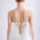 Cathedral Cape Veil with Couture Lace / "Victoire"
