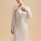 Long Sleeves Bridal Cape Veil / "Nalini"