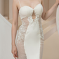 Sexy Sheath Lace Mermaid Wedding Dress / "Esma"