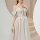 Off Shoulder Ball Gown Wedding Dress / "Ginevra"