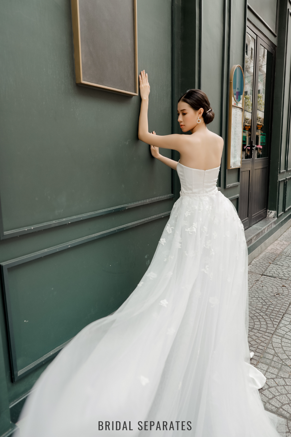 Lace Detachable Wedding Train / "Chloe"