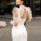 Long Sleeves Bridal Bolero with Glittered Tulle / "Elysia"