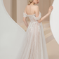 Off Shoulder Ball Gown Wedding Dress / "Ginevra"