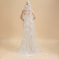 3D Flowers Wedding Veil / "Elaine"