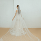 Cathedral Floral Lace Veil / "Majori"