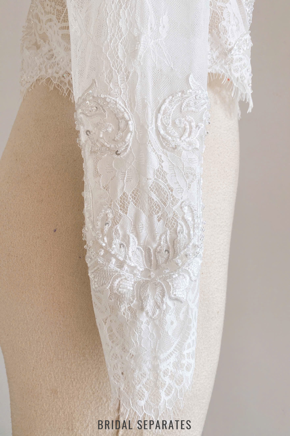 Long Sleeves Bridal Dress Topper / "Arabella"