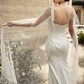 Detachable Bridal Cape Sleeves / "Valeria"