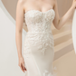 Mermaid Wedding Dress with Ruffle Bottom / "Emily"