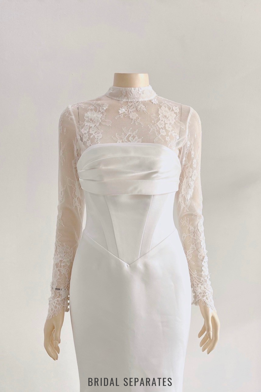 Bridal Top Tucker / "MAY"