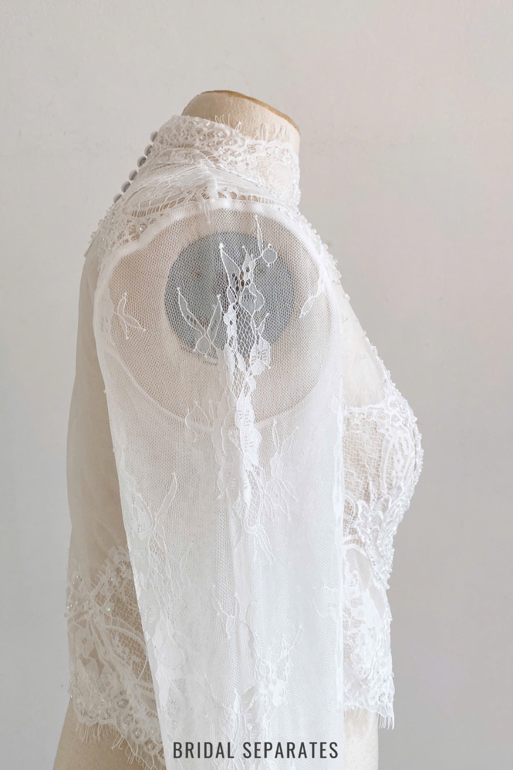 Long Sleeves Bridal Dress Topper / "Arabella"