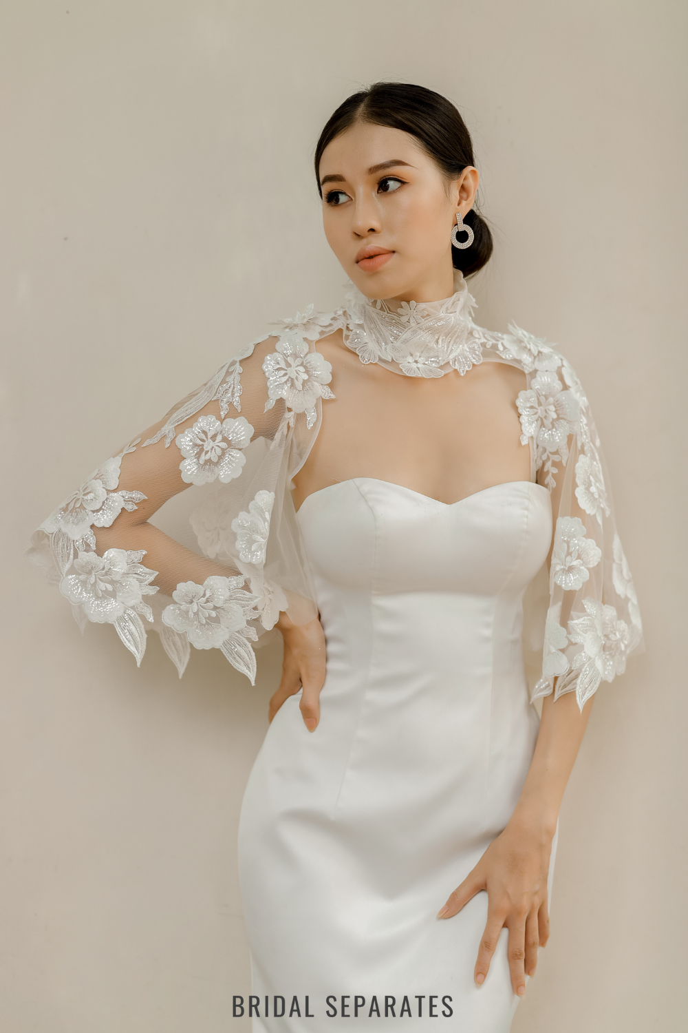 Lace Wedding Dress Bolero / "Dalila"