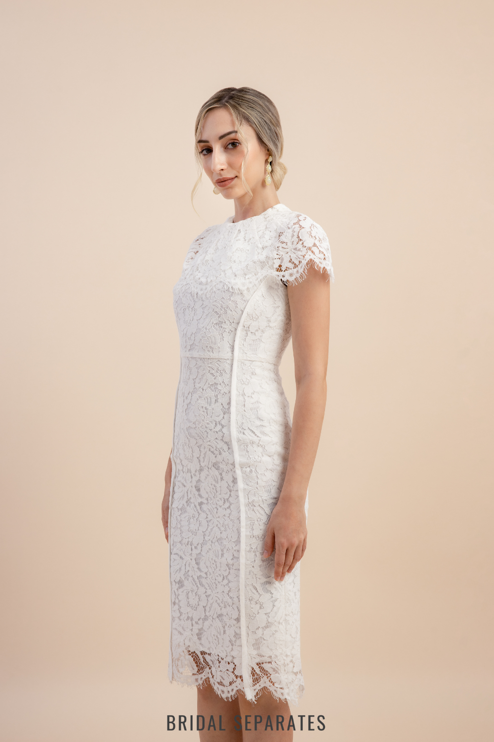 Lace Rehearsal Dinner Dress / "Peru"