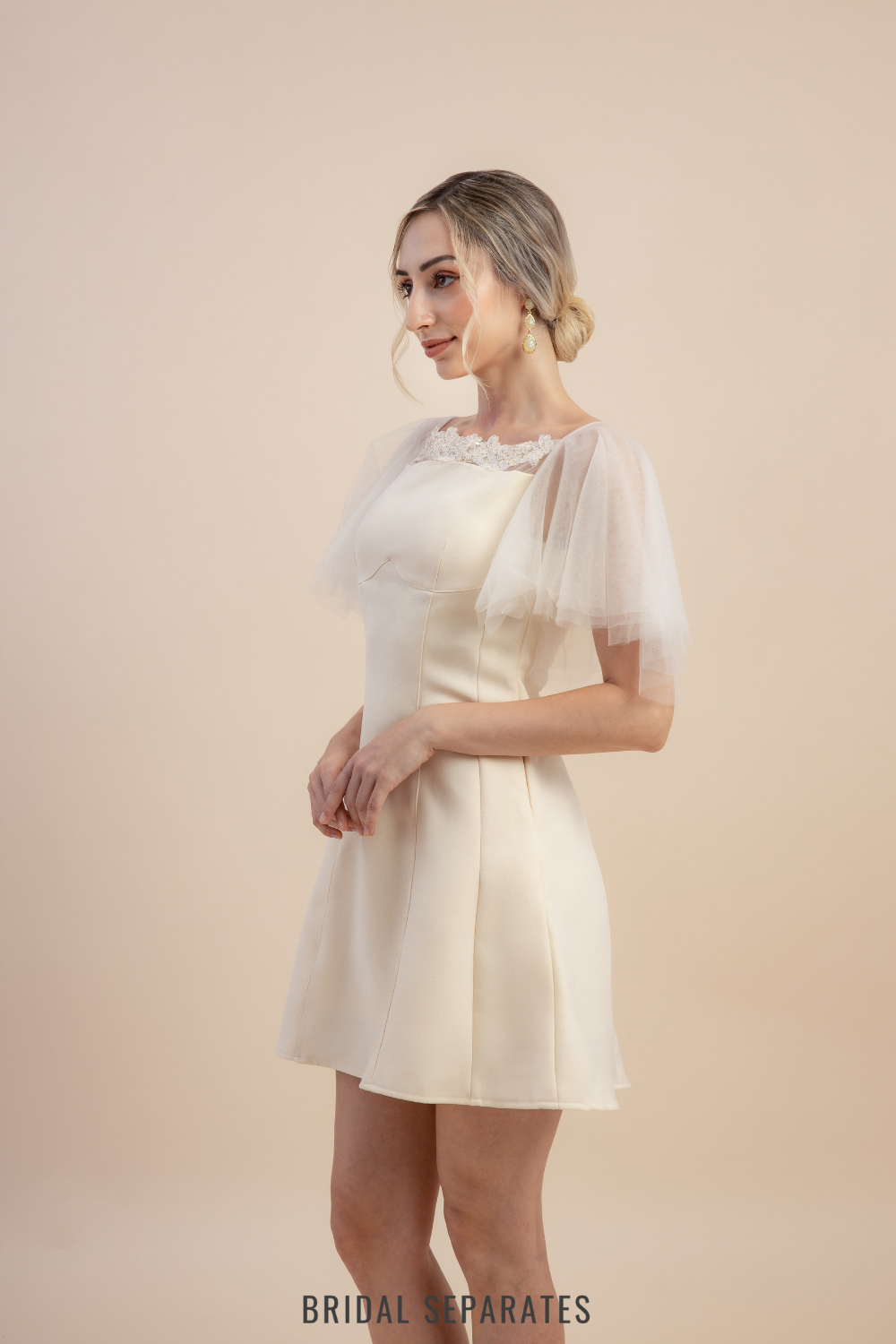 Champagne Rehearsal Dinner Dress / "Diana"