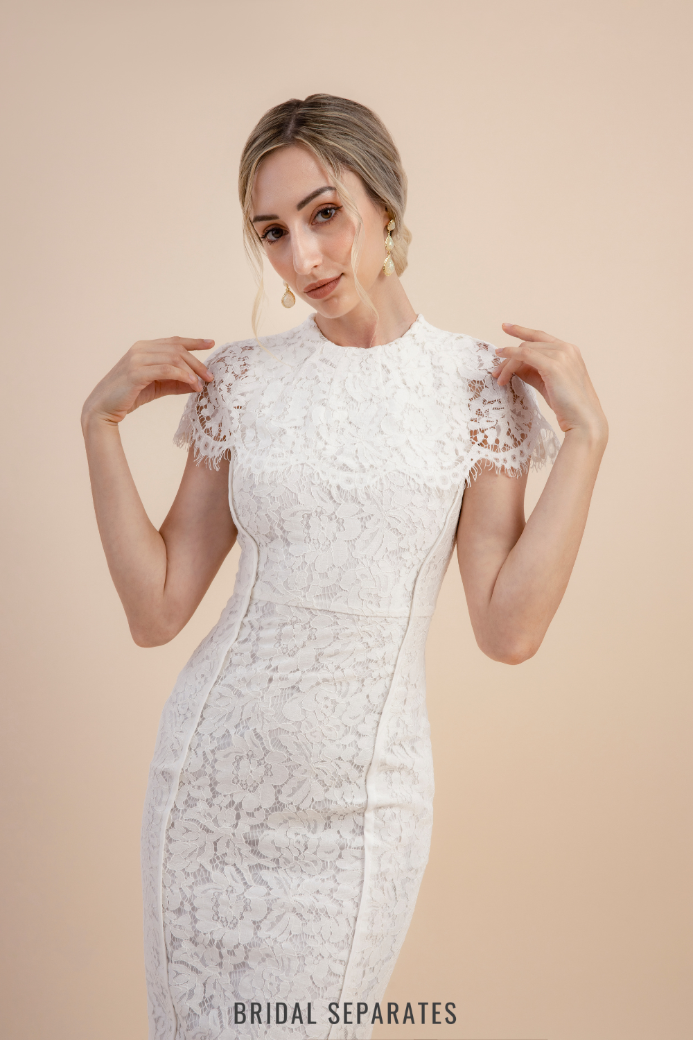 Lace Rehearsal Dinner Dress / "Peru"