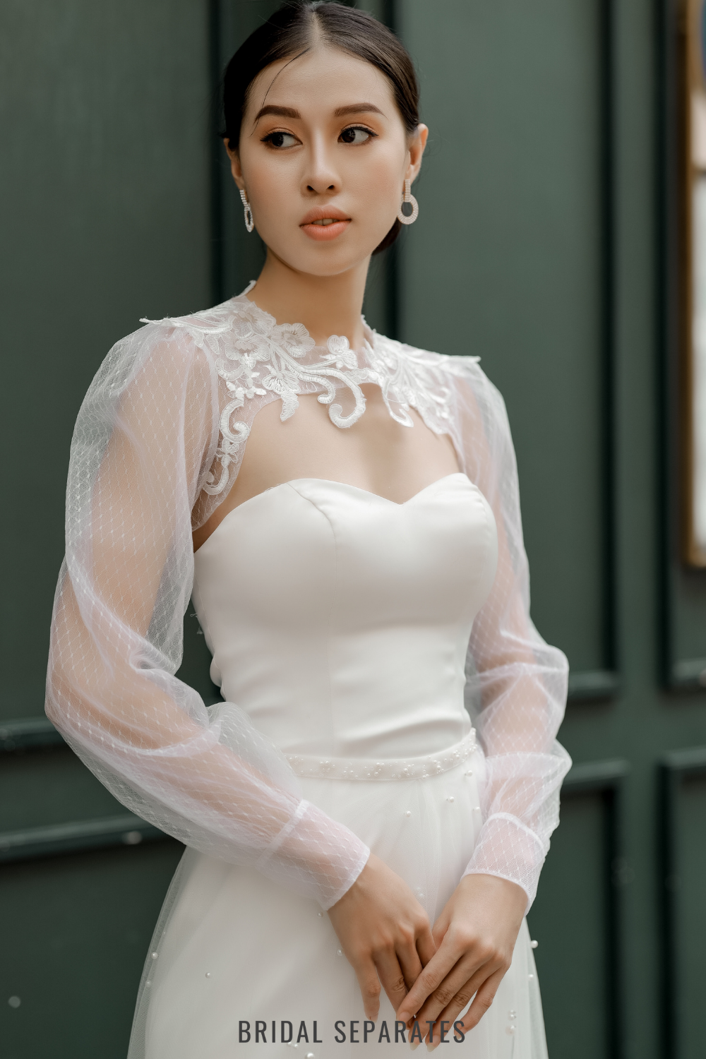 Long Sleeves Bridal Bolero - Bolero 129 / "Aradia"