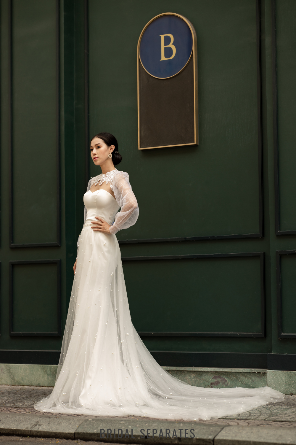 Long Sleeves Bridal Bolero - Bolero 129 / "Aradia"