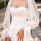 Detachable Bridal Long Sleeves with Bow / "Daria"