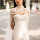 Lace Bridal Cape Veil / "Marena"