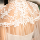 Lace Bridal Cape Veil / "Marena"