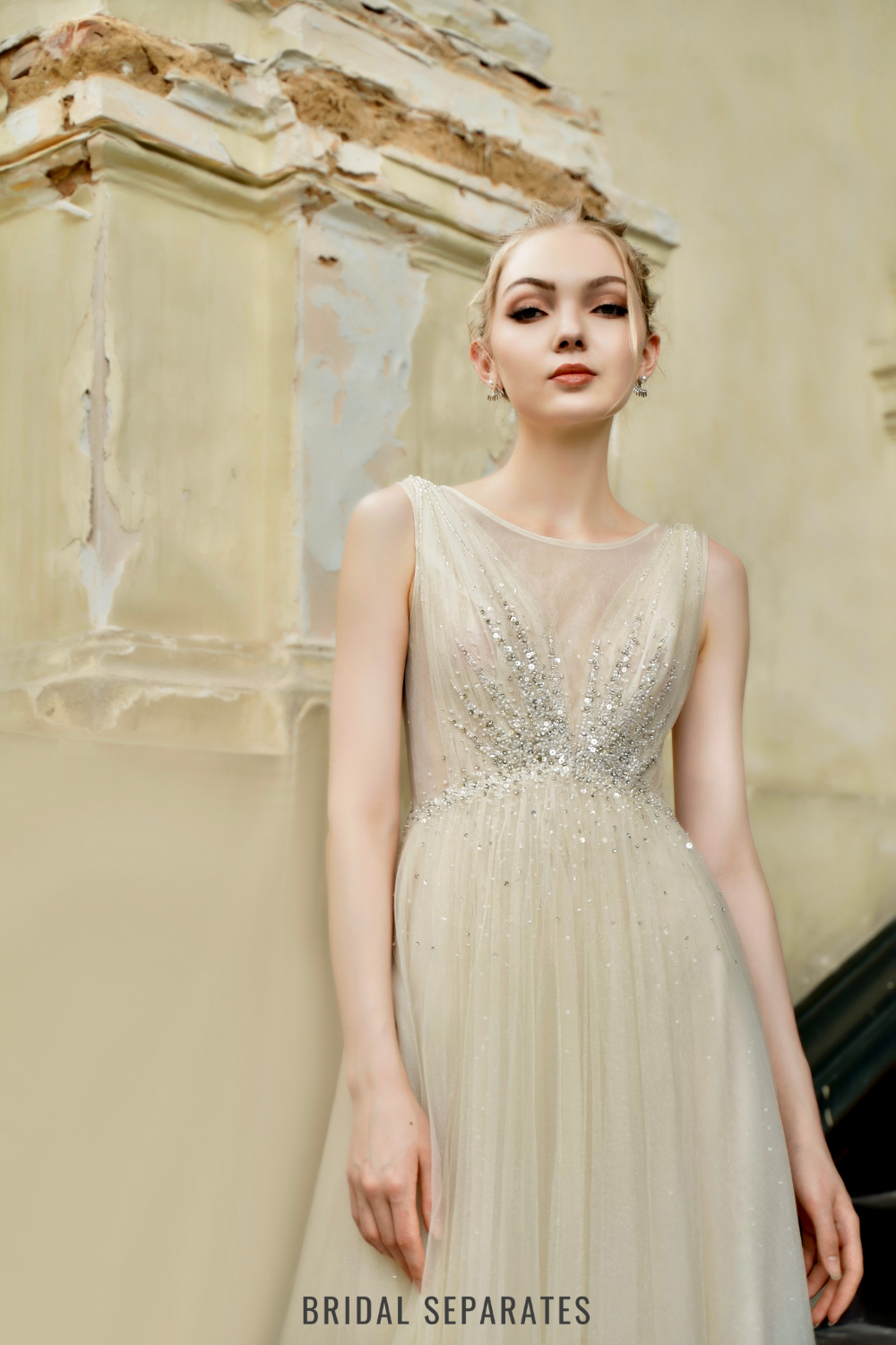 Tulle A-line Wedding Dress - Dress 41 / "Sveva"