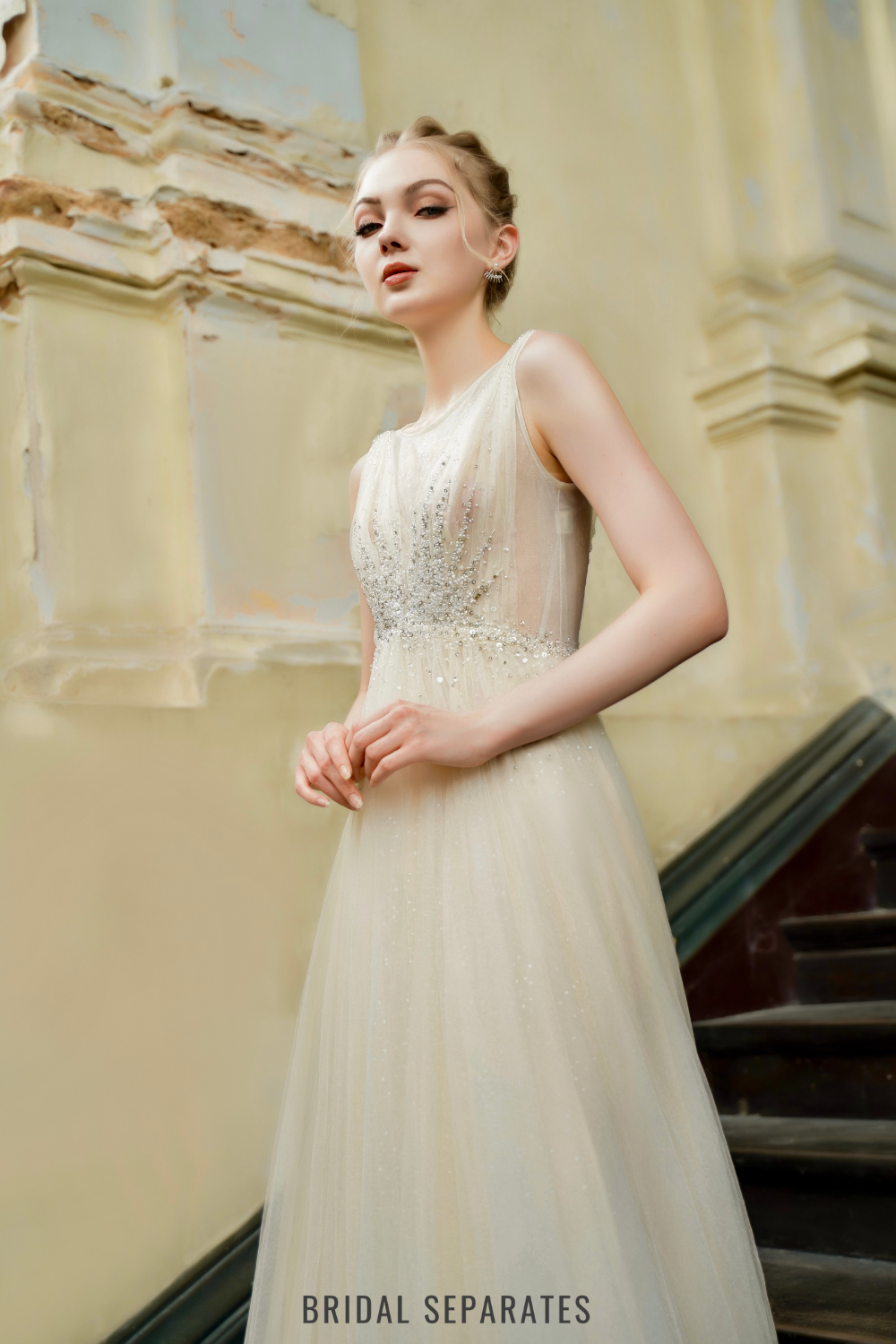 Tulle A-line Wedding Dress - Dress 41 / "Sveva"