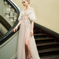 Luxury Wedding Gown with Slit - Dress 43 / "Eloisa"
