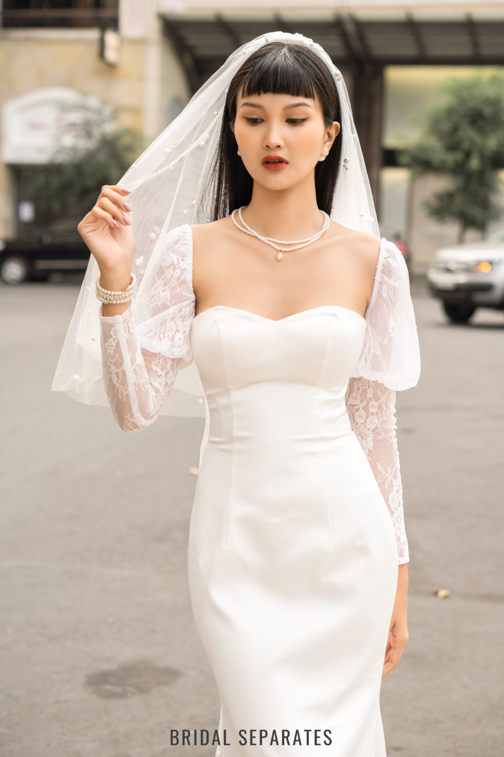 Puffy Detachable Bridal Long Sleeves / "Oralie"