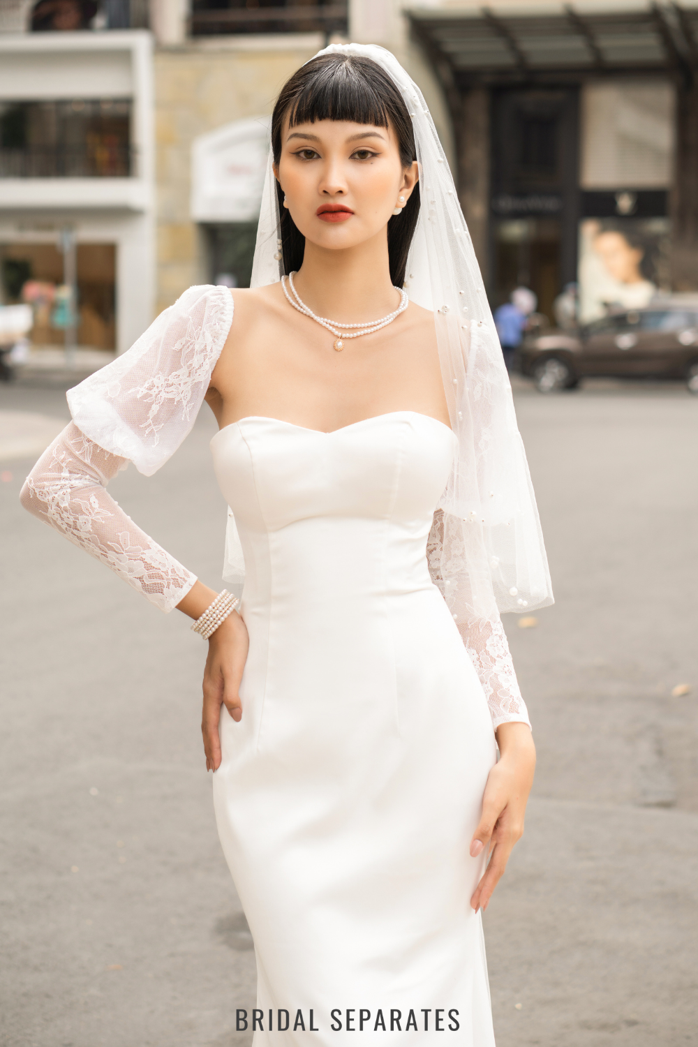 Puffy Detachable Bridal Long Sleeves / "Oralie"