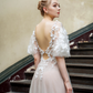 Luxury Wedding Gown with Slit - Dress 43 / "Eloisa"