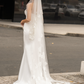 Cathedral Lace Veil with blusher / "Xenia"