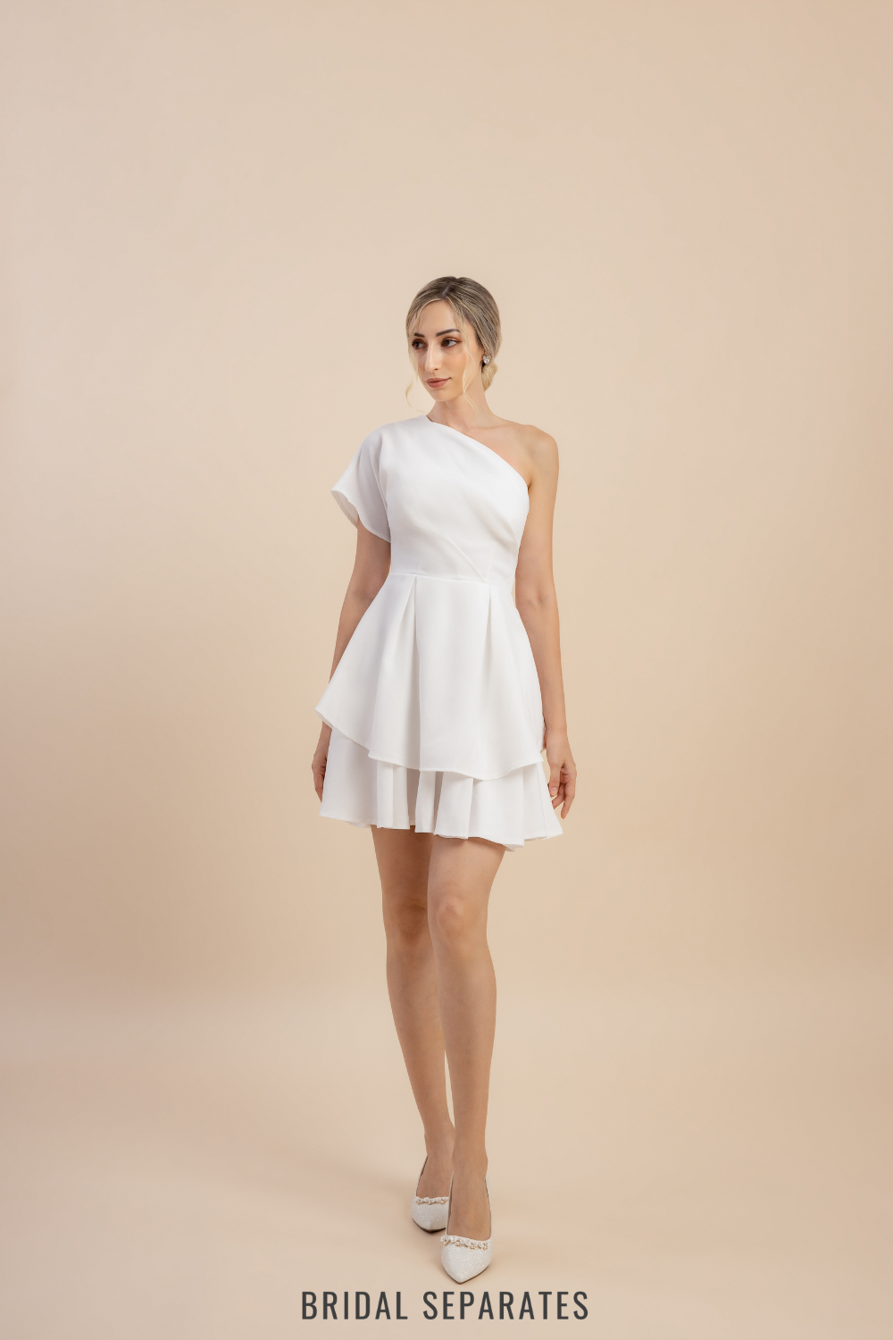 Peplum Rehearsal Dinner Dress / "Jenny"