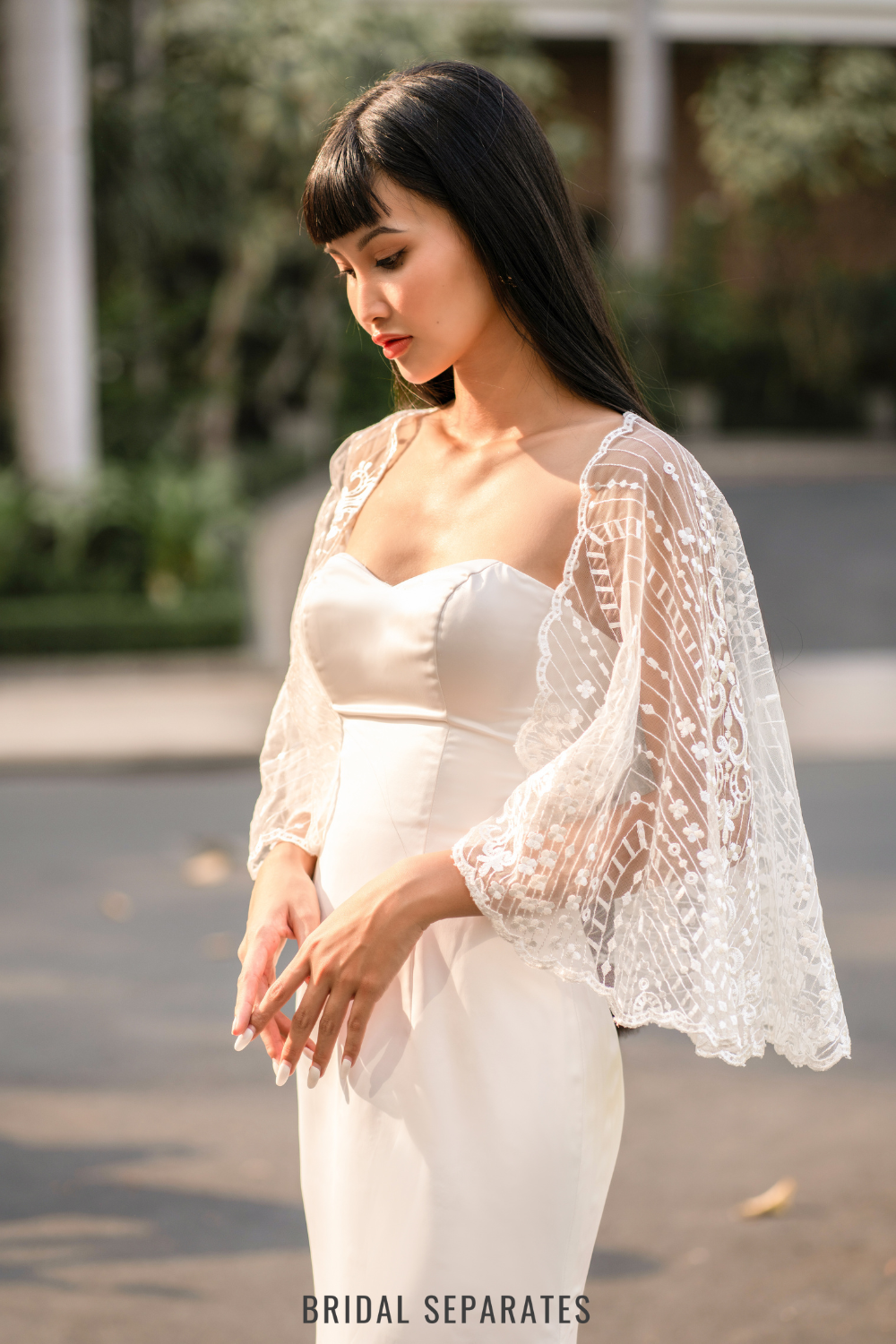 Lace Bridal Cape / "Annetta"